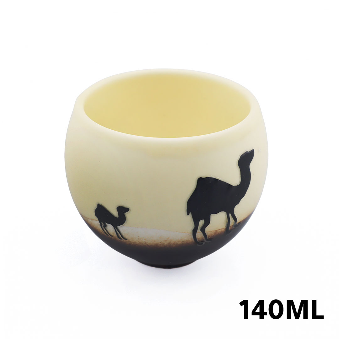 كوب قهوة سيراميك رسم صحراء 140مل rg-15