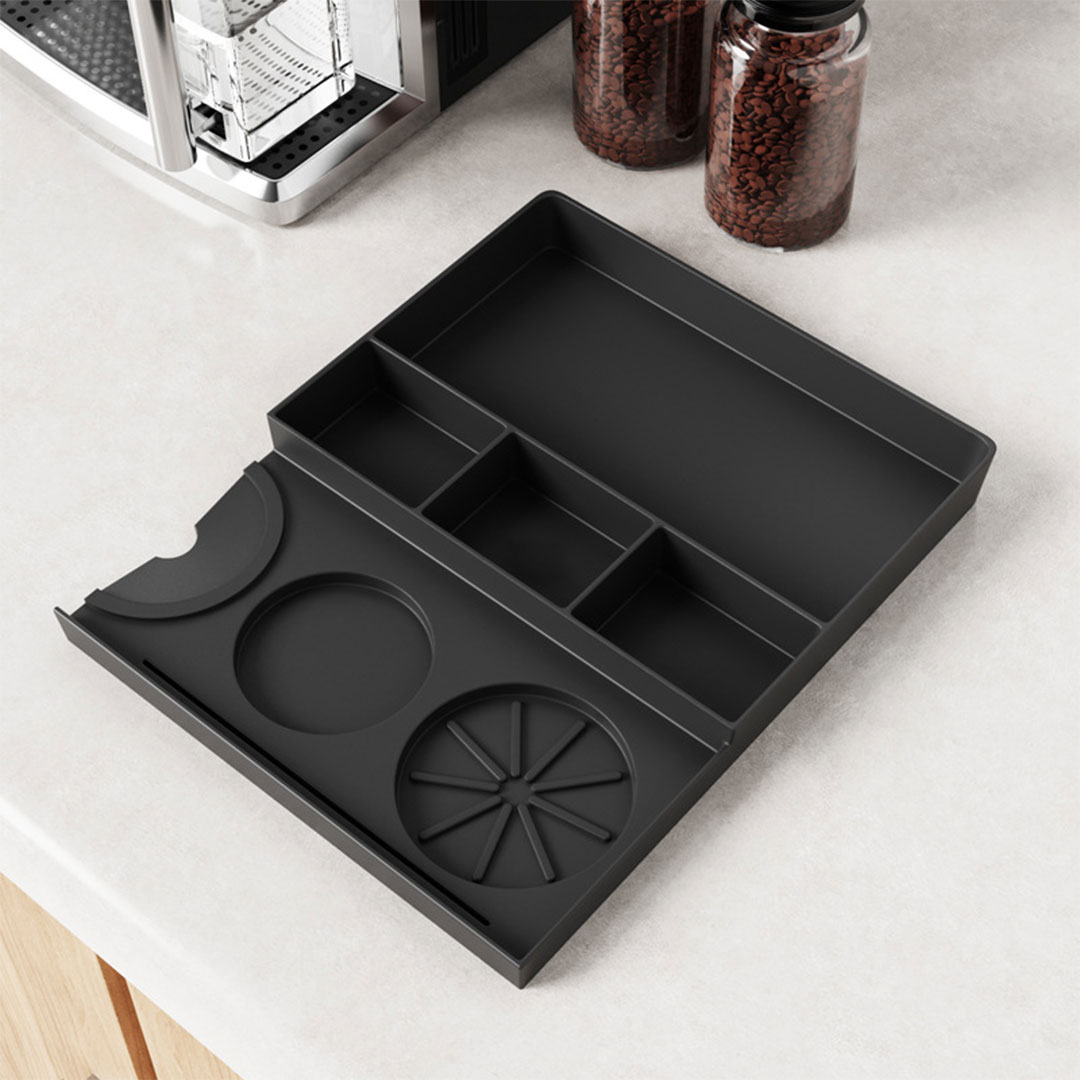 قاعدة اكسسوارات الاسبريسو مع قاعدة كبس من السيليكون