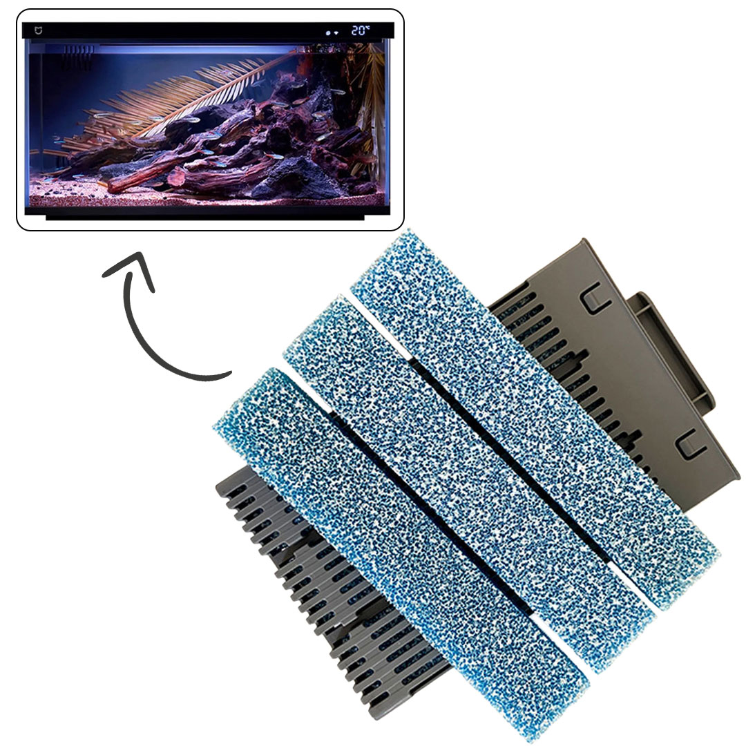 Aquarium Xiaomi filter sponge set 3pcs K-2627