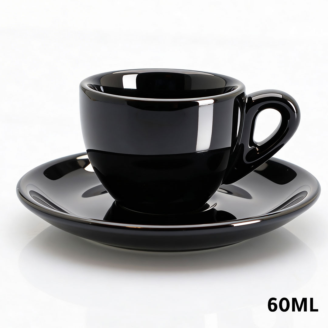 كوب اسبريسو سيراميك 60مل اسود