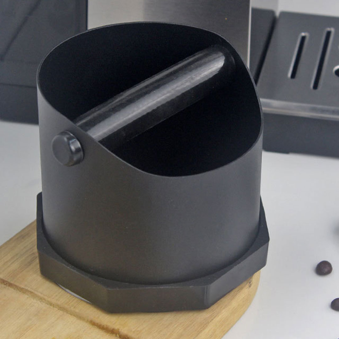 نوك بكس بقايا قهوة الاسبريسو من الاستانليس ستيل الاسود K-2614