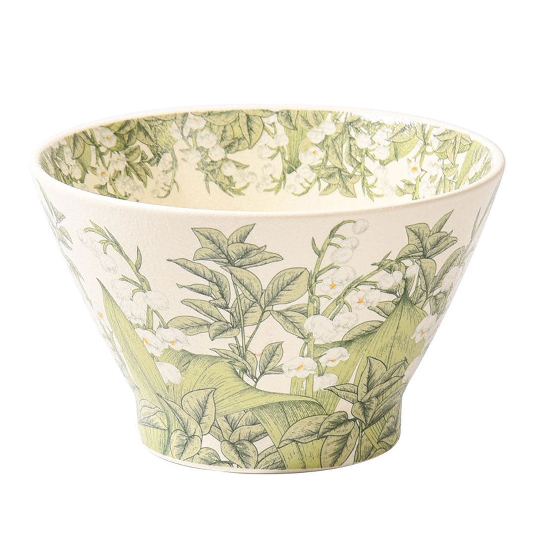 Happy Lily 5-inch bamboo hat bowl K-2864