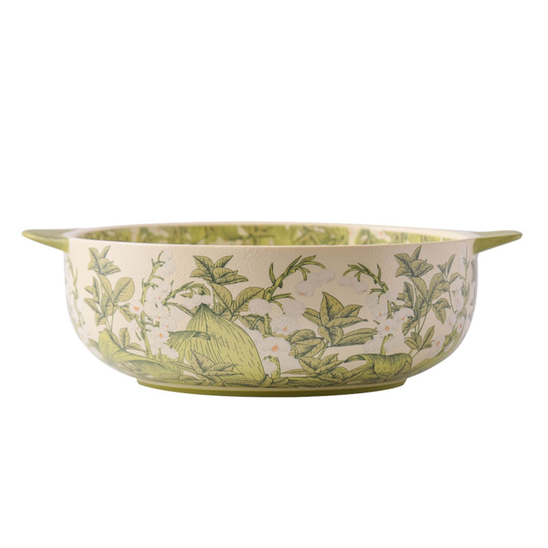 Happy Lily 10.5 inch Double Eared Bowl K-2866