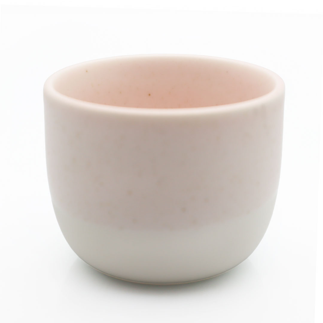 كوب قهوة سيراميك زهري 150ml K-3308