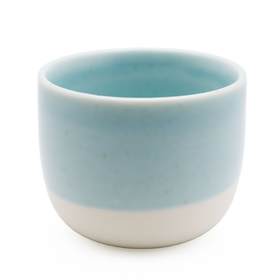 كوب قهوة سيراميك ازرق 150ml K-3307