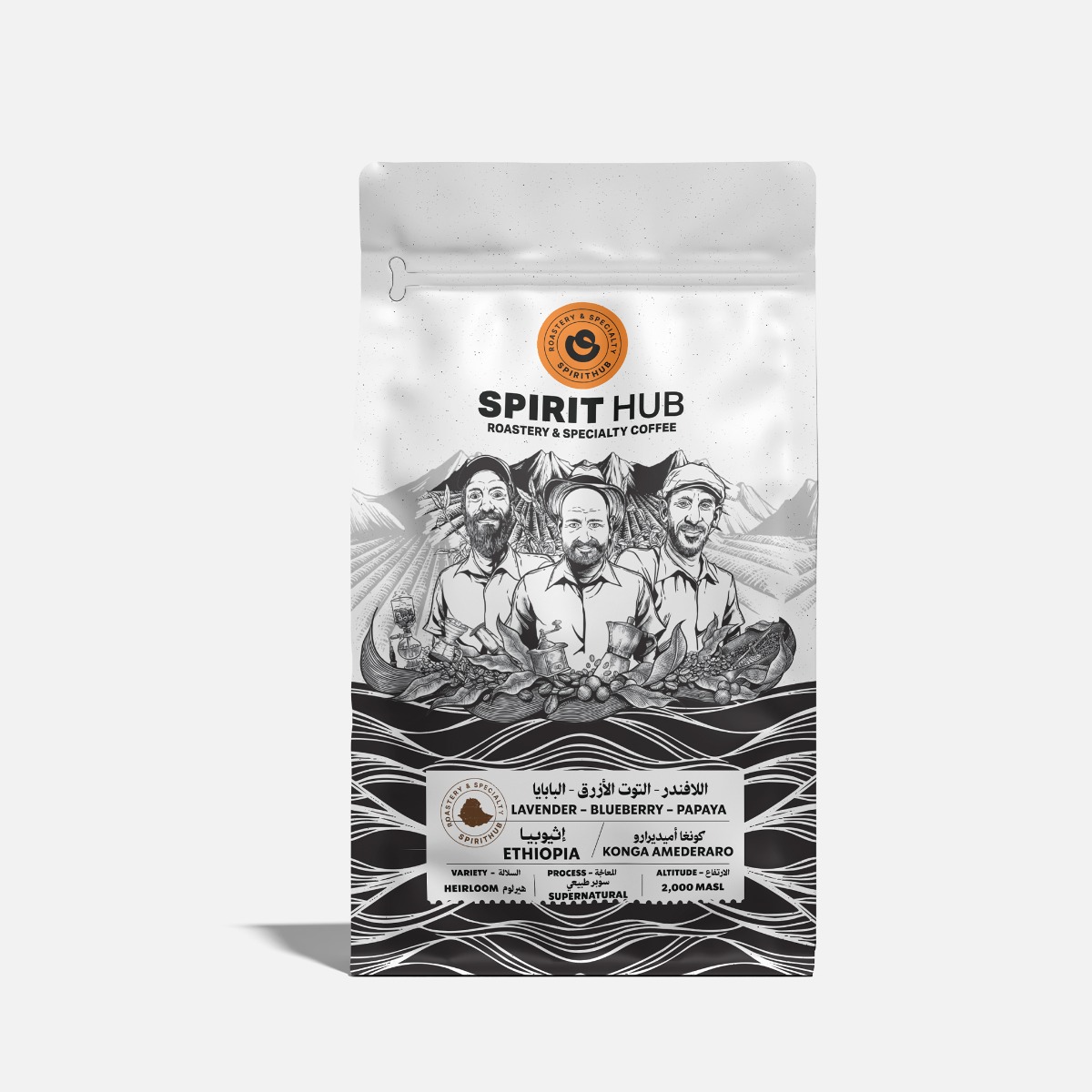 COFFEE BEAN SPIRIT HUB ETHIOPIA KONGA 250G