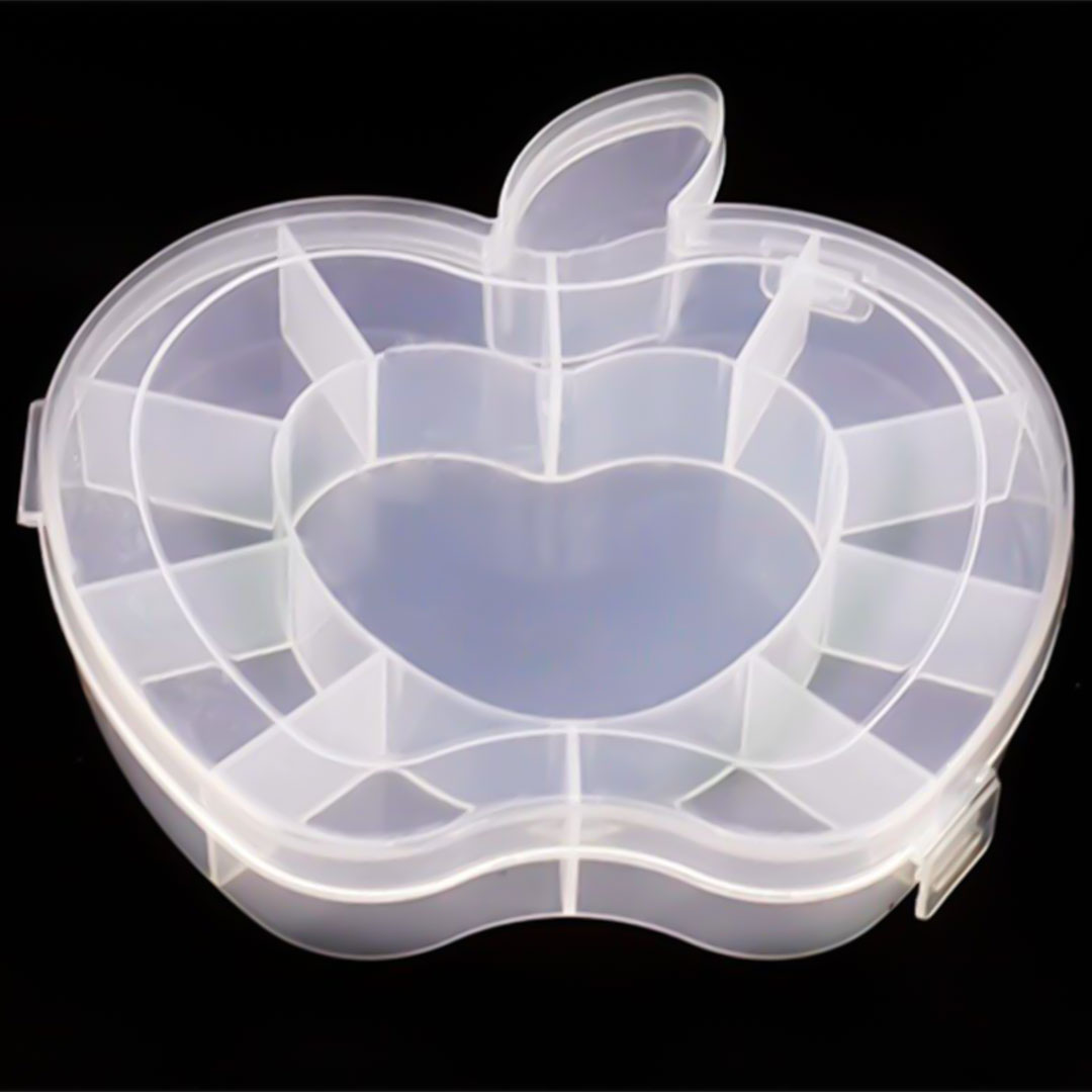 Box organizer apple shape