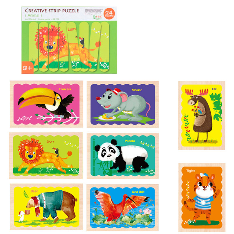 Educational game for children in the form of animals kt-027