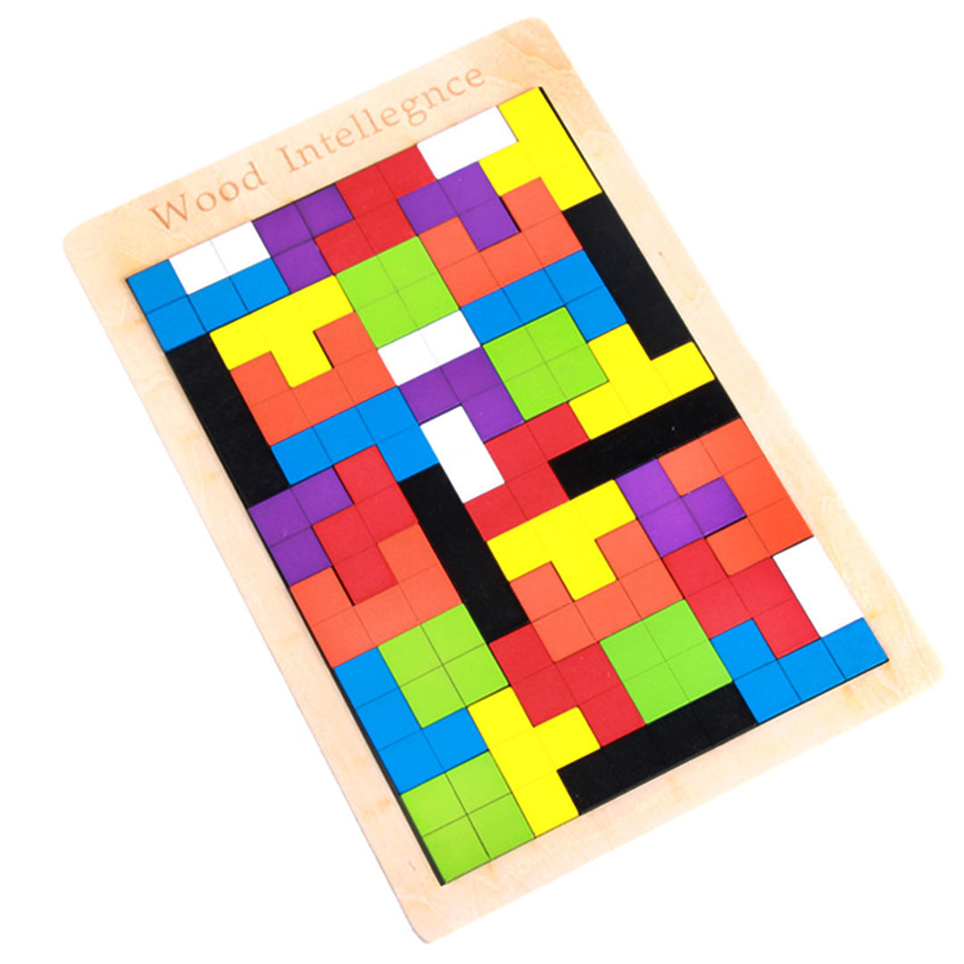 لعبة خشبية ثلاثية الابعاد تعليمية للأطفال بشكل هندسي KT-055-KR110137