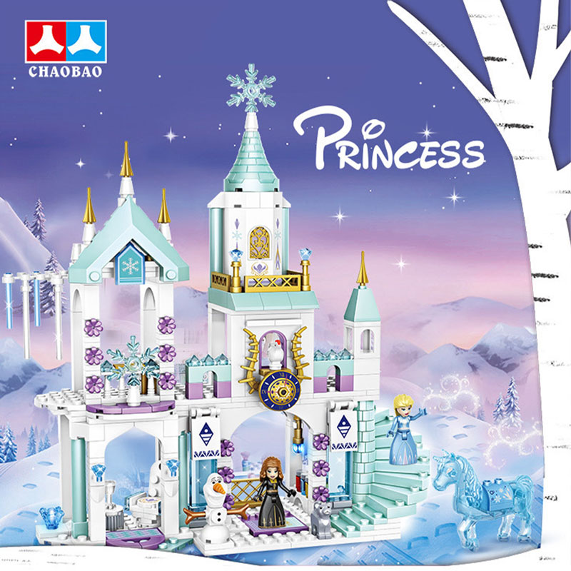 لعبة مكعبات تعليمية للأطفال بشكل قلعة الأميرة 360 قطعة KT-080-KR110162