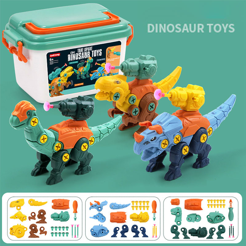 Dinosaur cubes set for kids 3 in 1 kt-133
