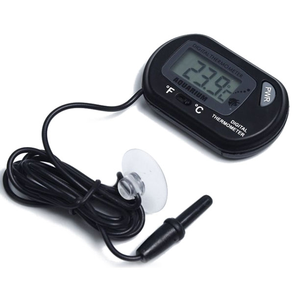 Aquarium digital thermometer black e45