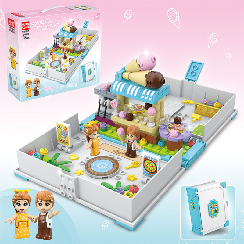 KT-011 لعبة بناء مكعبات محل ايس كريم -KR110093