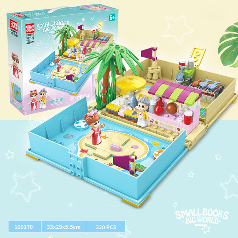 Kt-014 seafood store block building toy