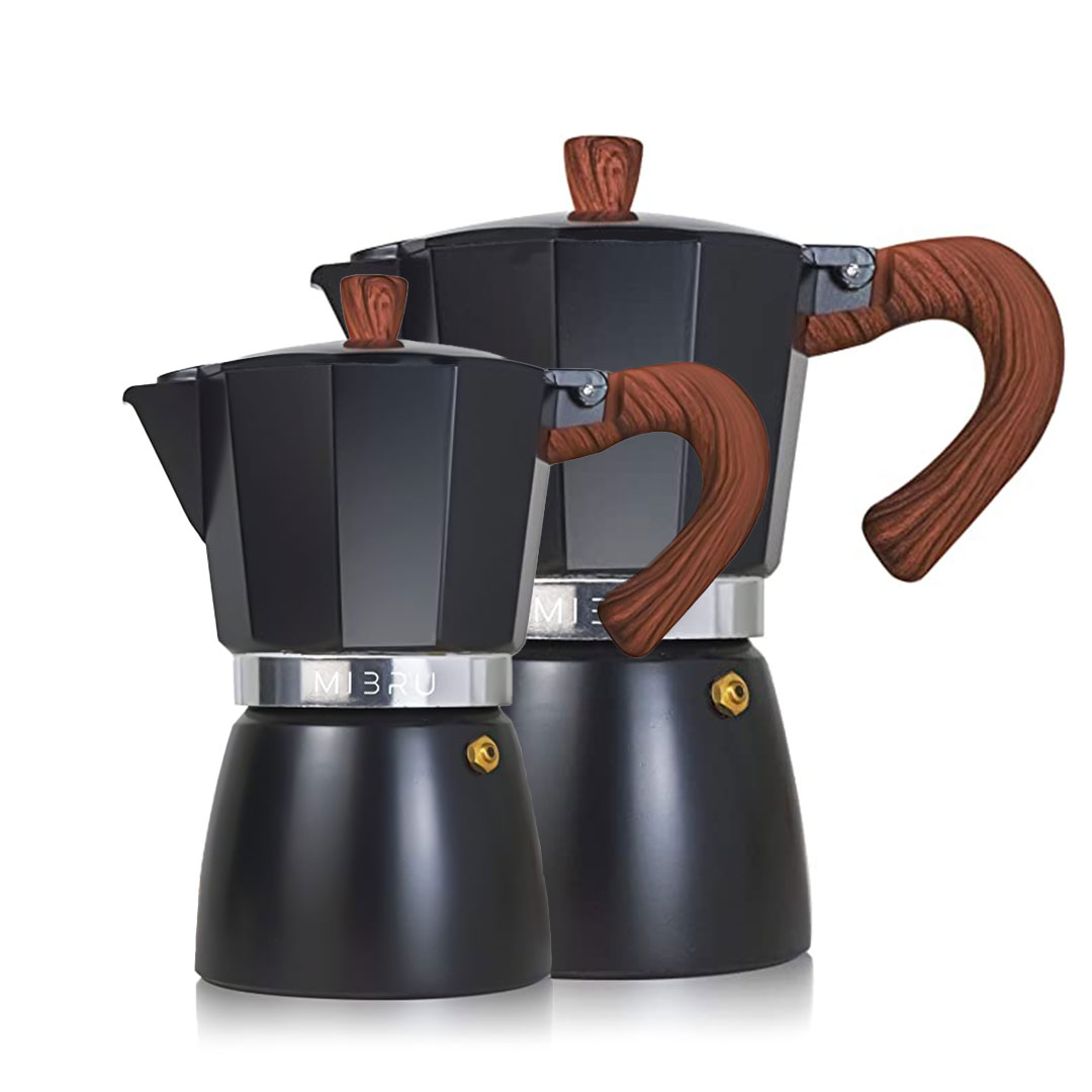 Coffee moka pot coffee maker black multi-size