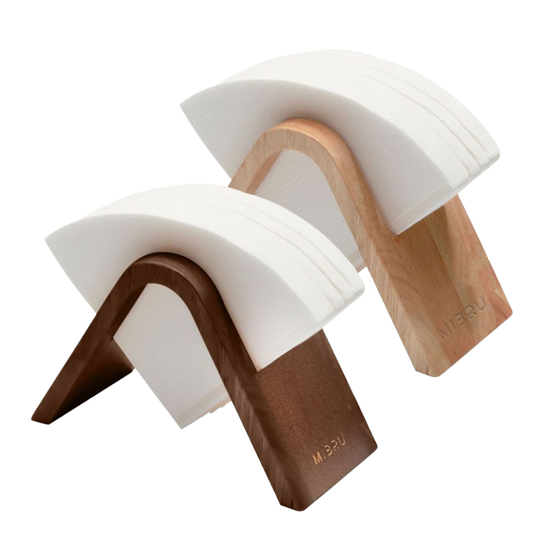 COFFEE PAPER FILTER BASE WOODEN multi-color 