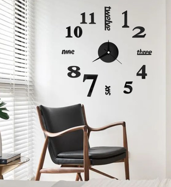 Wall stick clock e-248 40cm