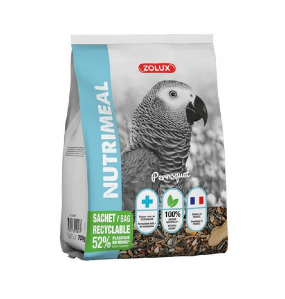 ZOLUX NUTRIMEAL3 FOOD FOR PARROTS 700G